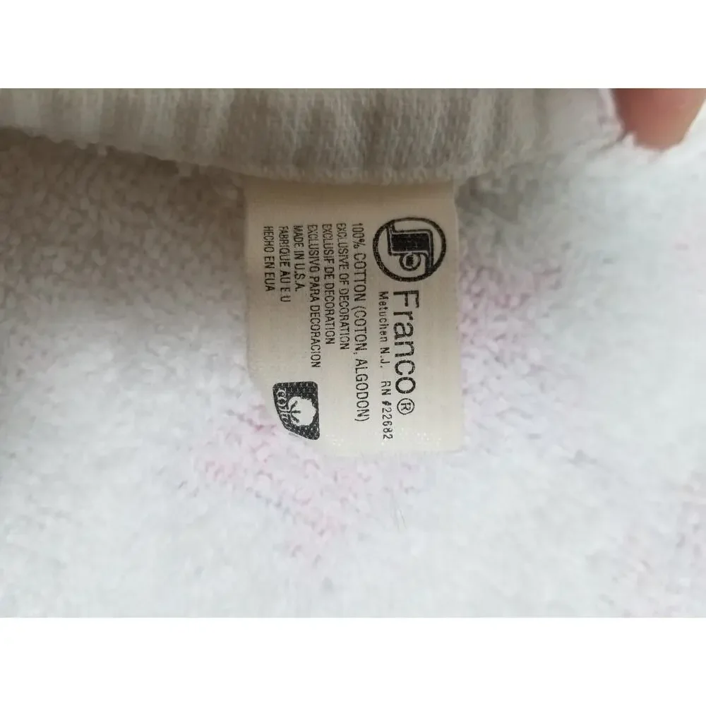 Vintage Franco 100% Cotton Barbie Towel Flower Bouquet Floral